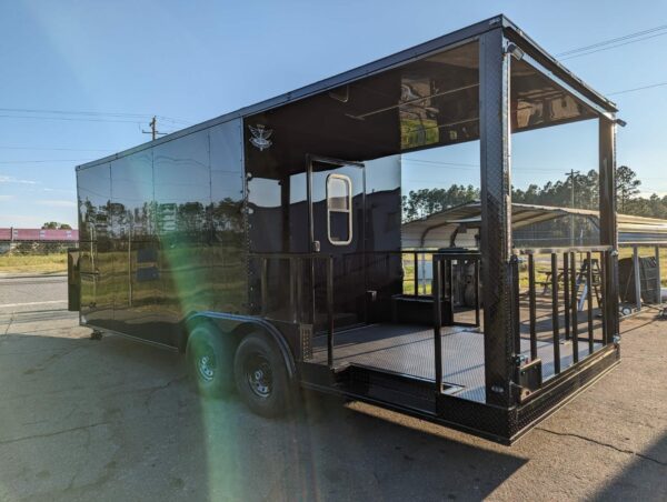 All-Black Modern Food Trailer – Sleek Design, Fully Customisable