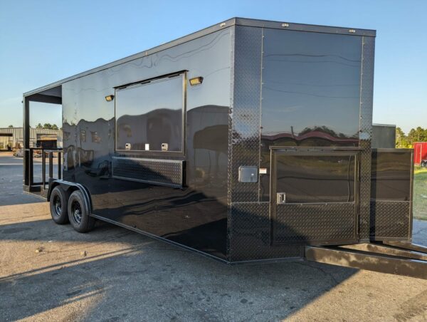 All-Black Modern Food Trailer – Sleek Design, Fully Customisable - Image 4