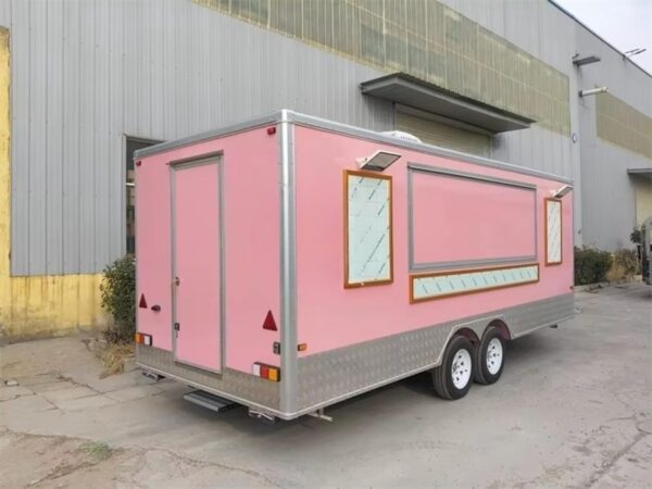 Mobile Snack Food Trailer, Full Restaurant Setup, Ice Cream & Hot Dog Business Cart – Fast Wholesale for Events & Catering - Image 2