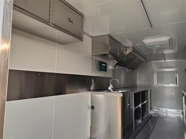 Mobile Snack Food Trailer, Full Restaurant Setup, Ice Cream & Hot Dog Business Cart – Fast Wholesale for Events & Catering - Image 6