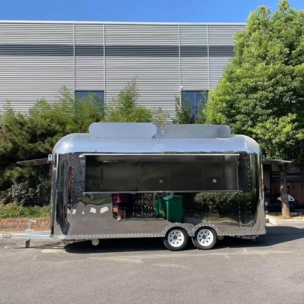 Versatile Food Trailer for Street Food Entrepreneurs, Custom Interior Design with Full Cooking Capabilities, Ideal for Mobile Coffee Shops, Burger Stalls, Ice Cream Kiosks, Festival-Based Food Brands