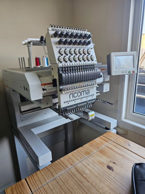 Single head 15 needles RICOMA embroidery machine