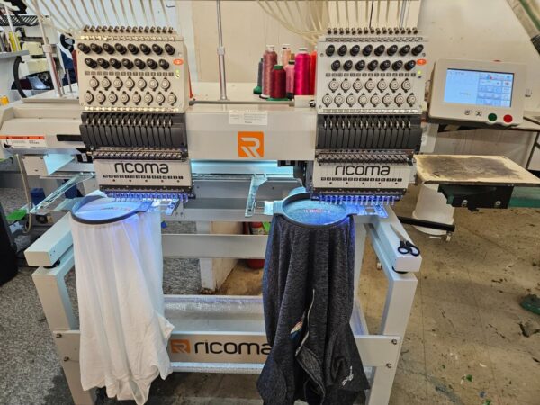 Double head 15needles embroidery RICOMA machine